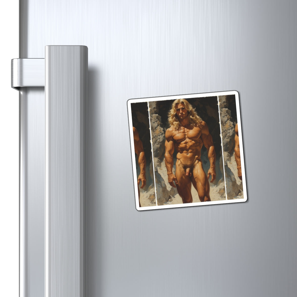 Ron - Vintage Muscleman Art Magnet