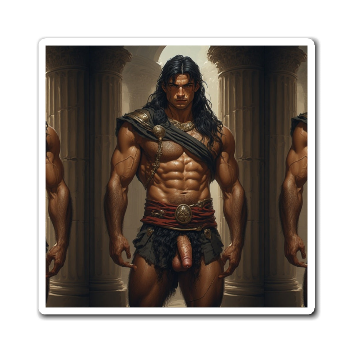Silas - Warrior God Magnet