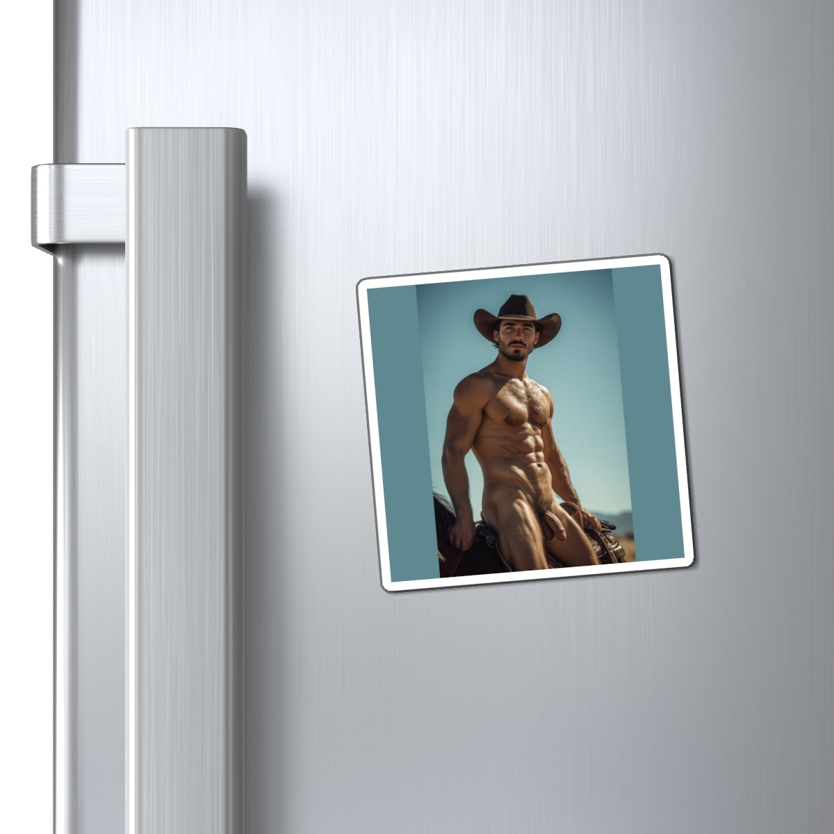 William — Cowboy Pin-Up Magnet