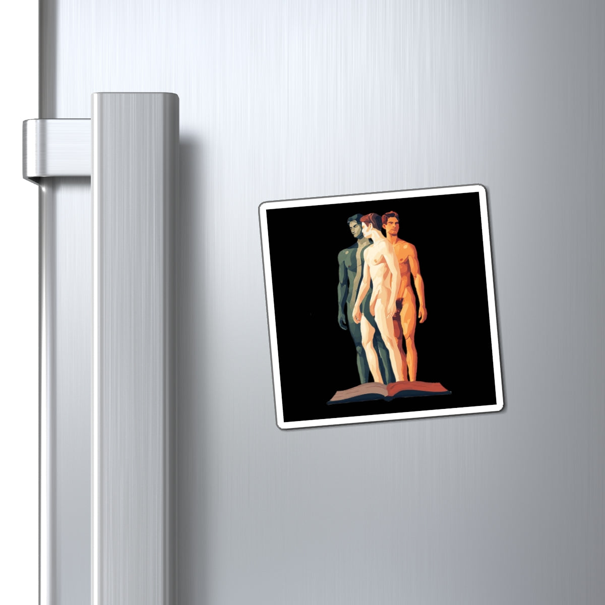 Magnet — Three Figures on Open Book Art Magnet
