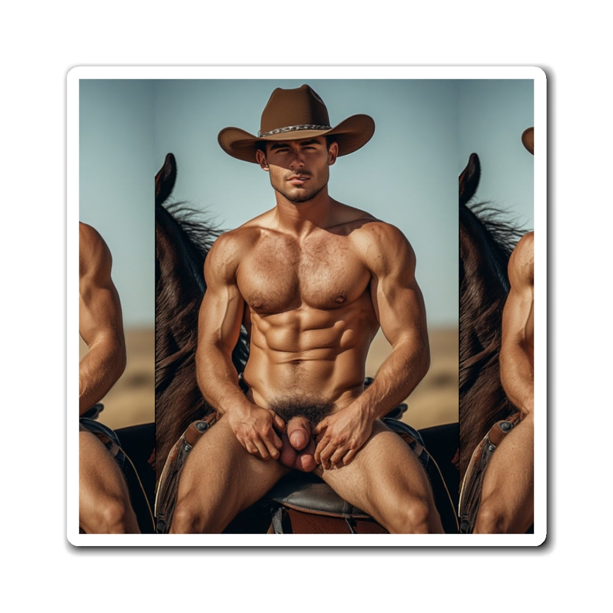 Sammy - Sexy Cowboy Magnet