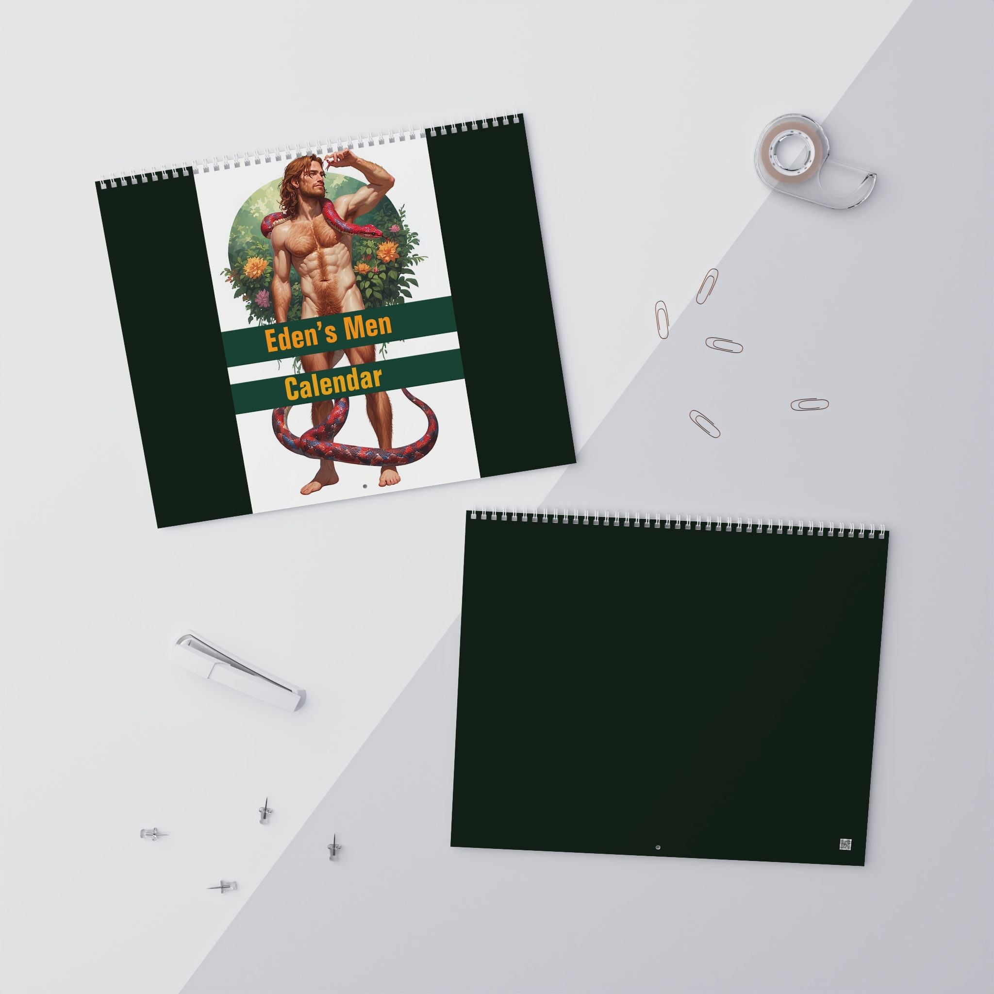 Wall Calendar 2026 — Mythic Male Figure Art Calendar
