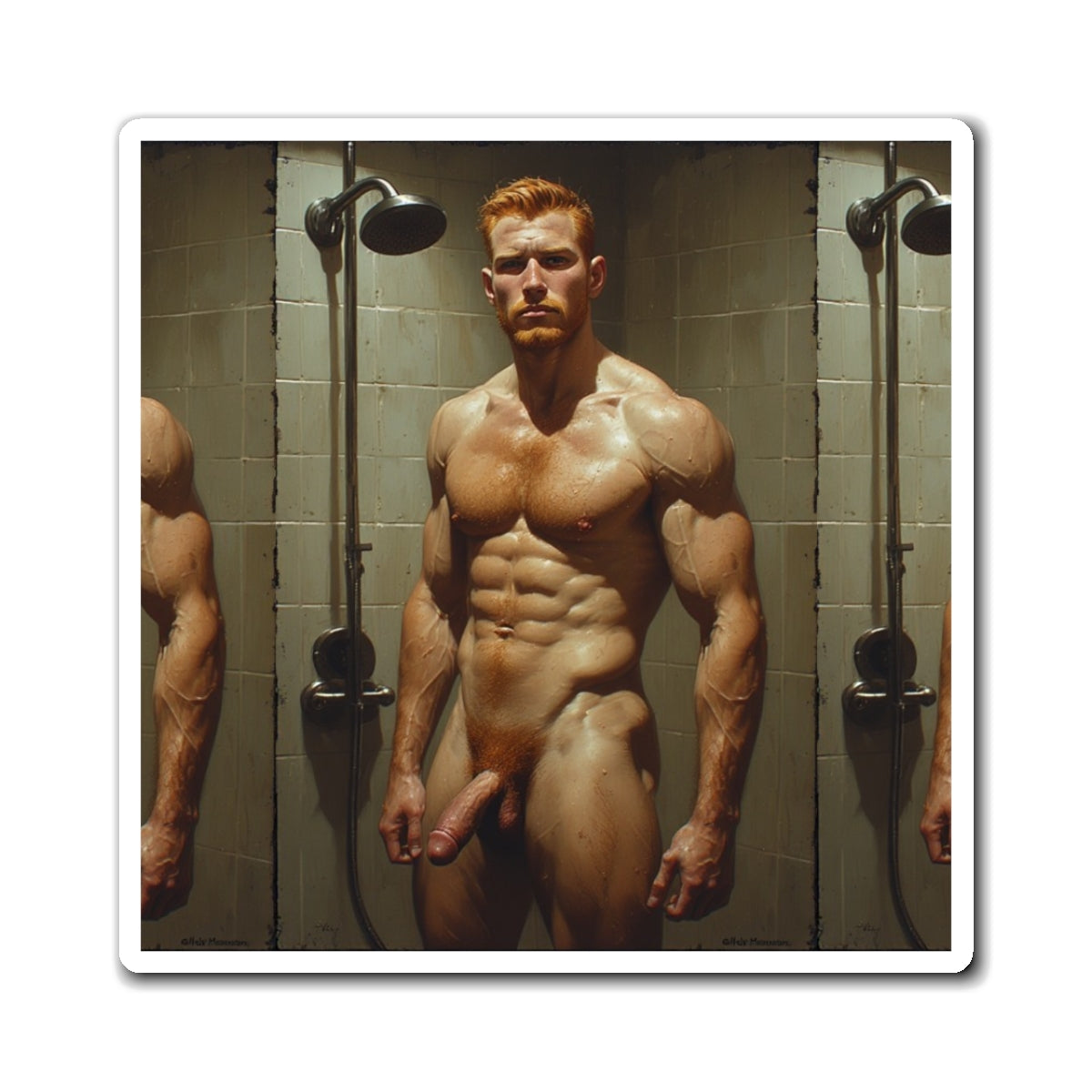 Freddy— Ginger Male Nude Magnet