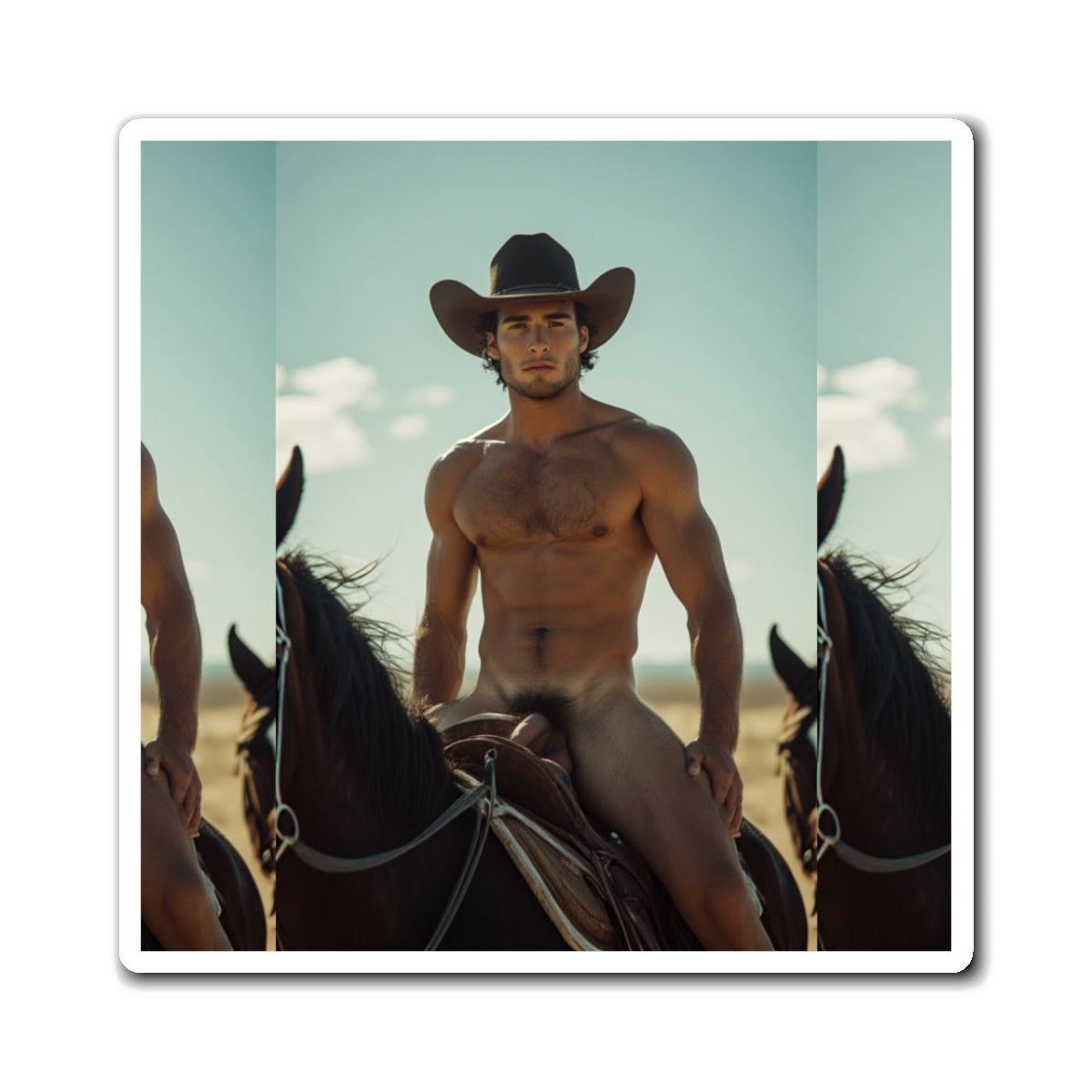 Larry — Cowboy Rider Magnet