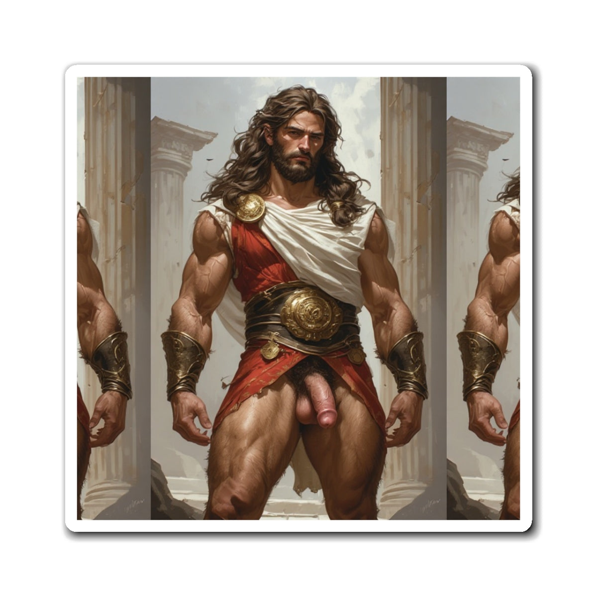 Everett - Greek Warrior Magnet