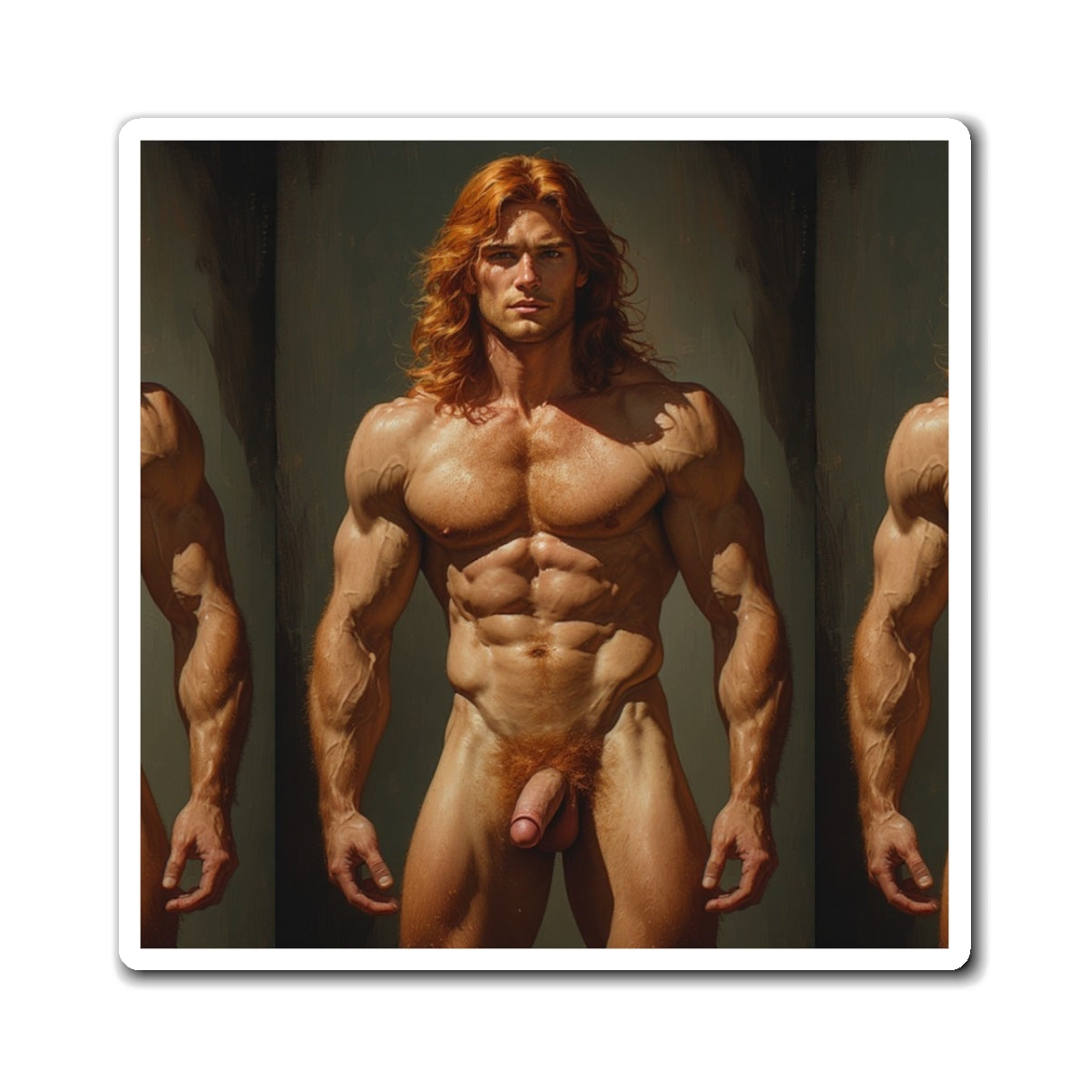 Michael - Nude Male Body Art Magnet