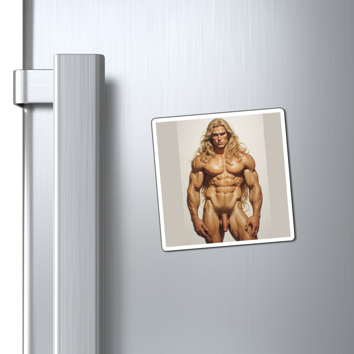 Larry - Naked Bodybuilder Art Magnet