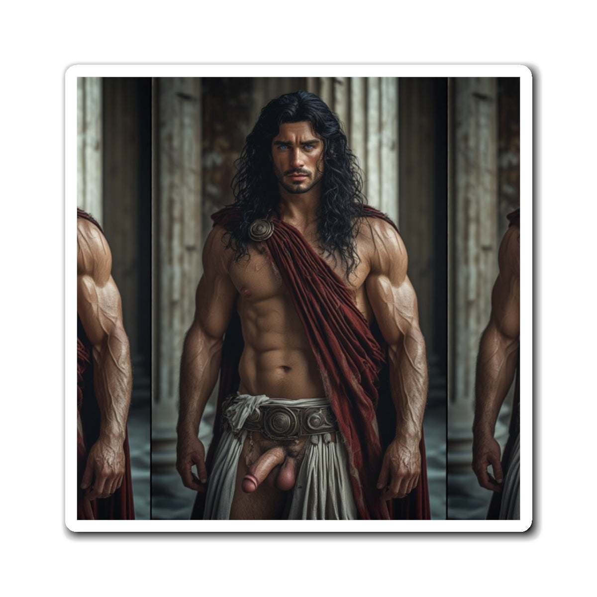 Oliver - Warrior Statue Magnet