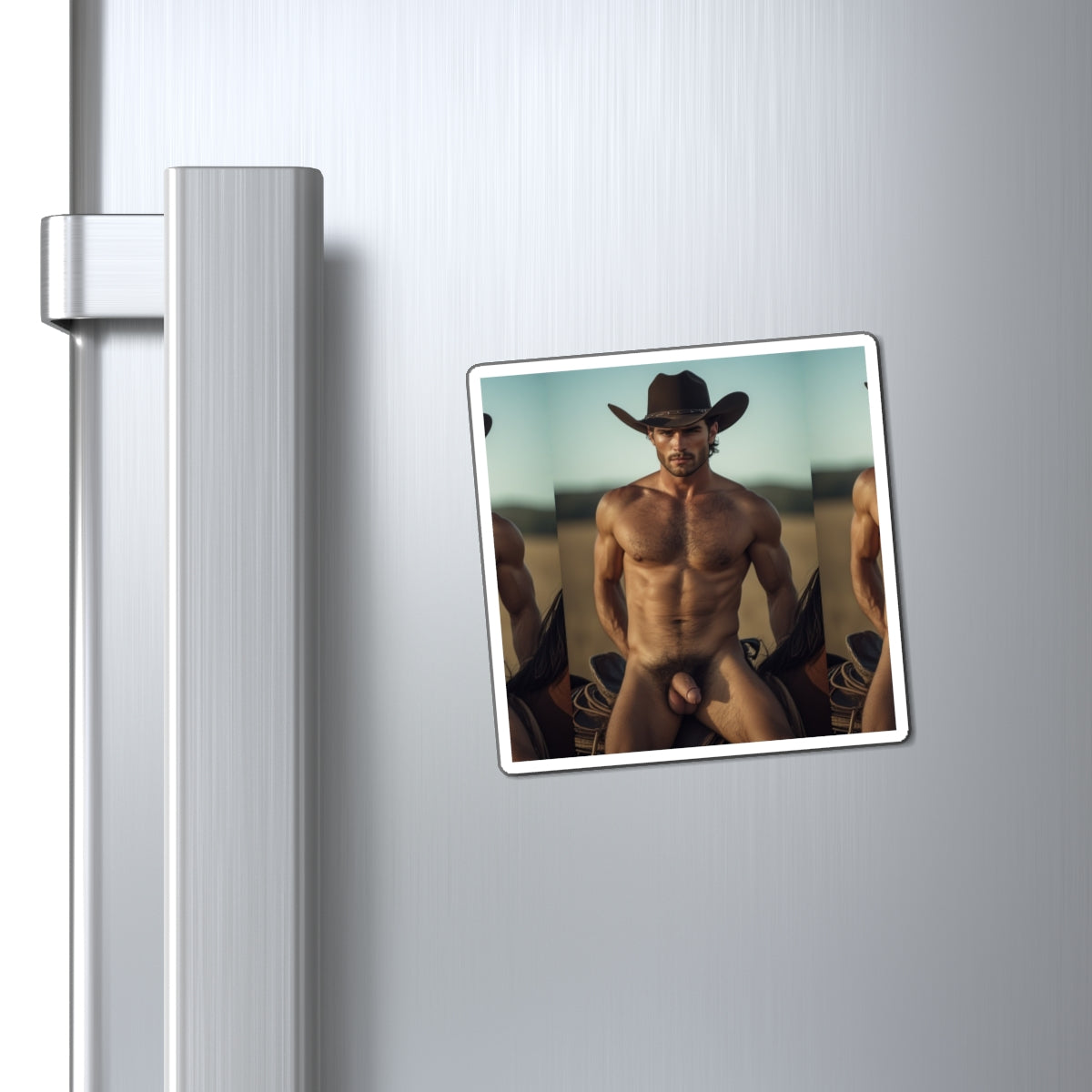 Jett — Cowboy Pin-Up Magnet