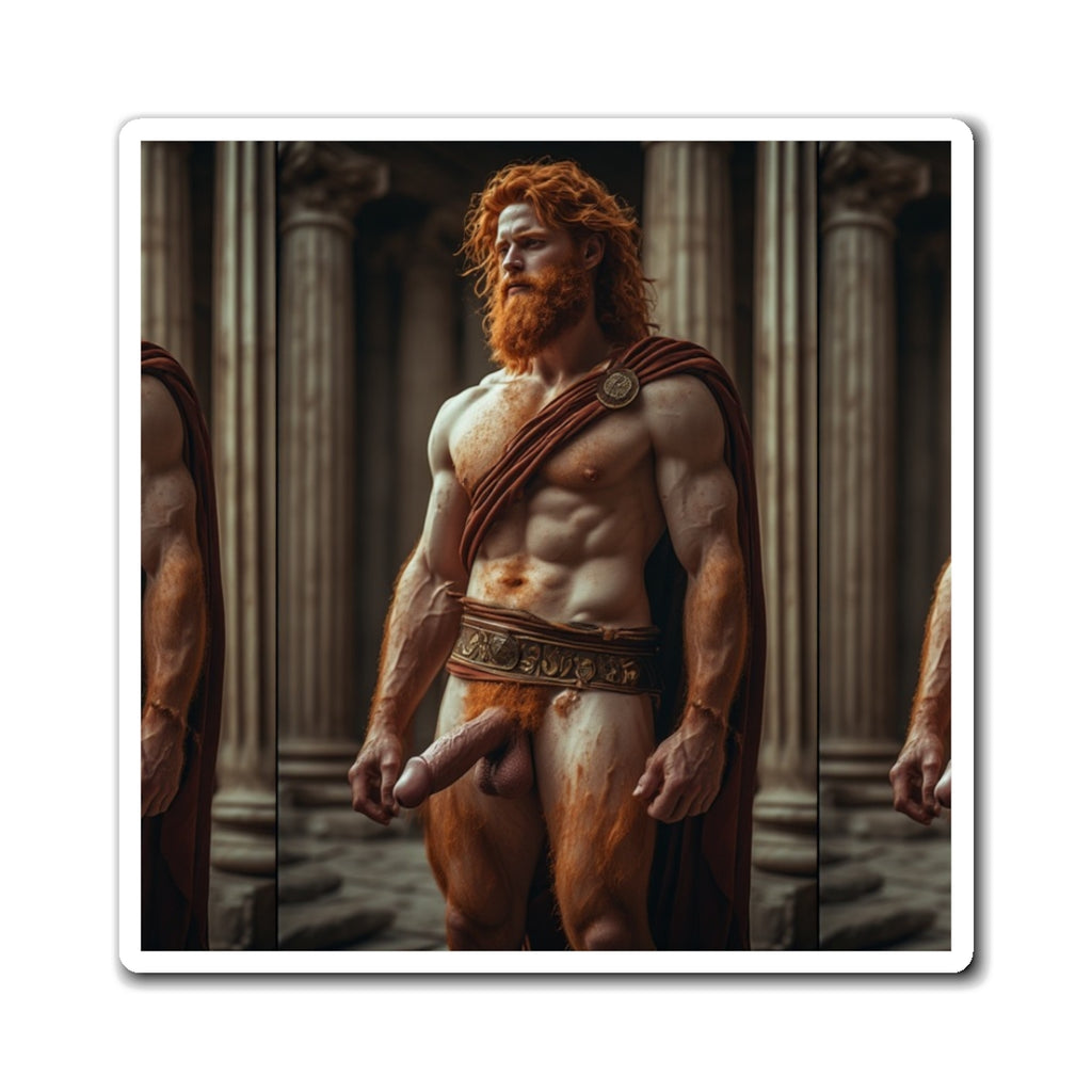Owen — Mythic Redhead Hero Magnet