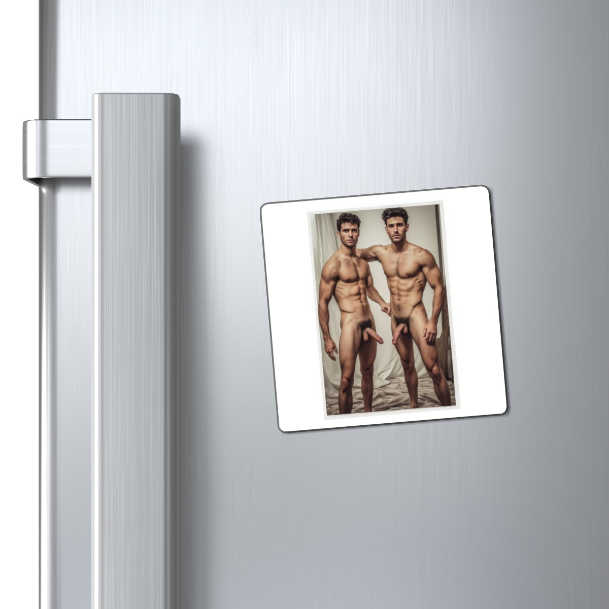 Bobby and Matt - Naked Twin Men Photo Magnet