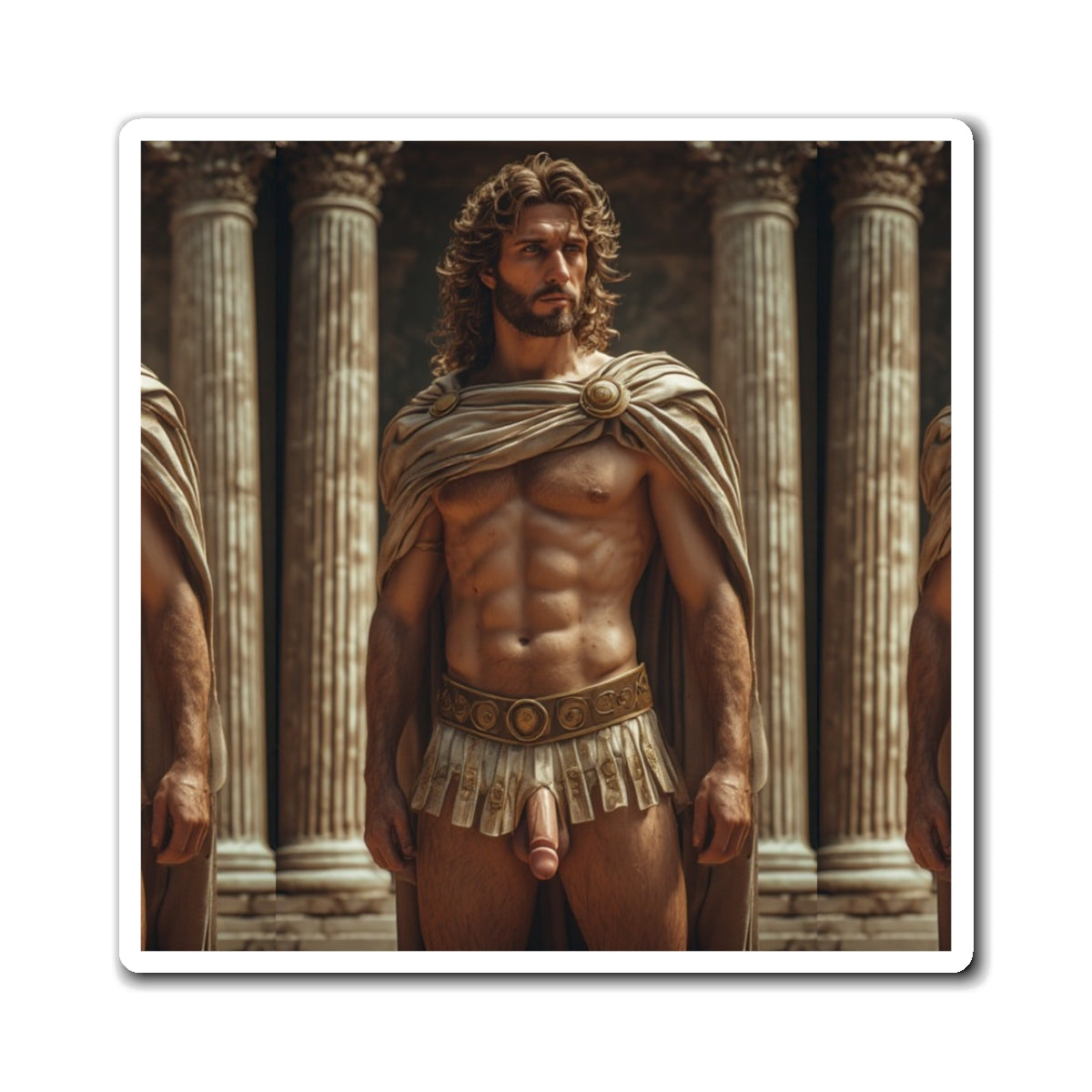Asher - Medieval Warrior Magnet