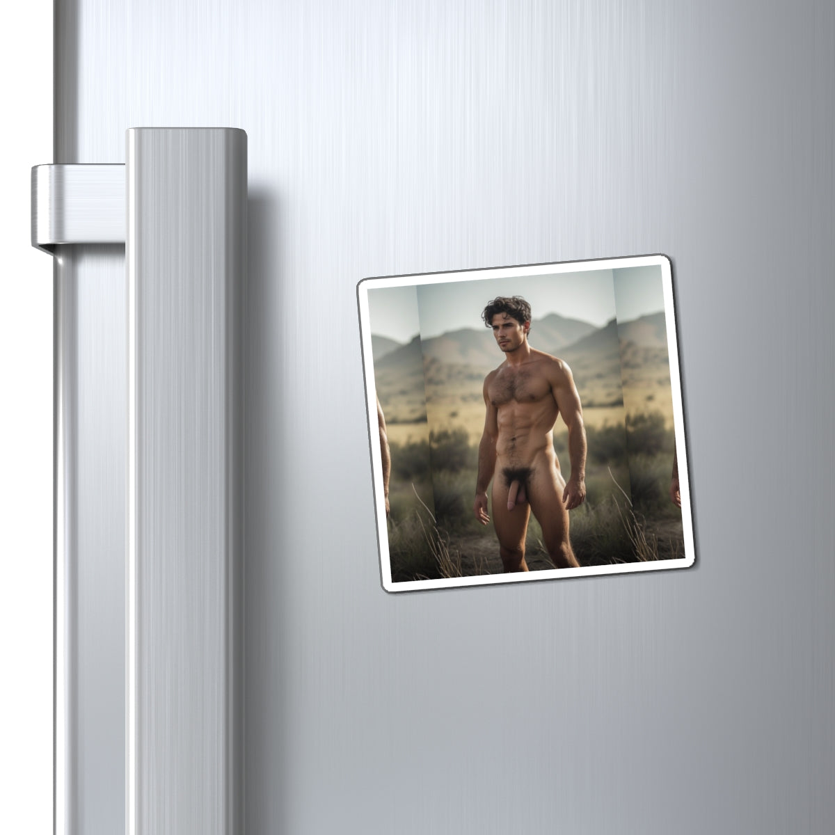 Ralph— Desert Fitness Art Magnet