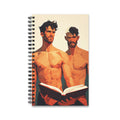 Spiral Journal — Artistic Bare-Chested Men Illustration Notebook