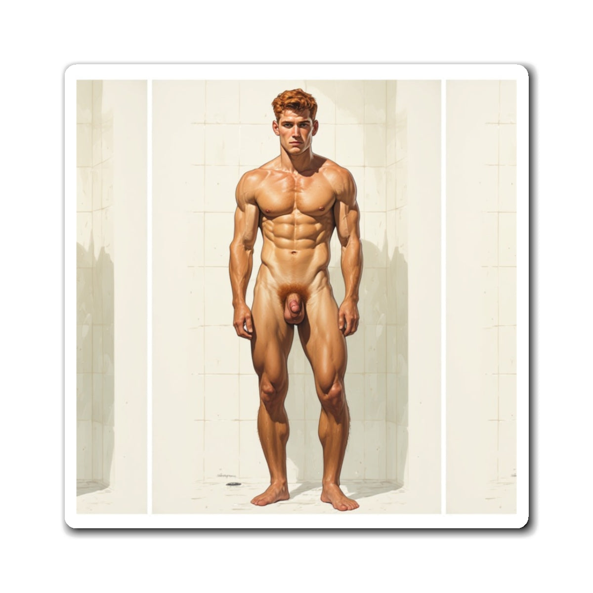 Jude - Nude Male Figure Art Magnet