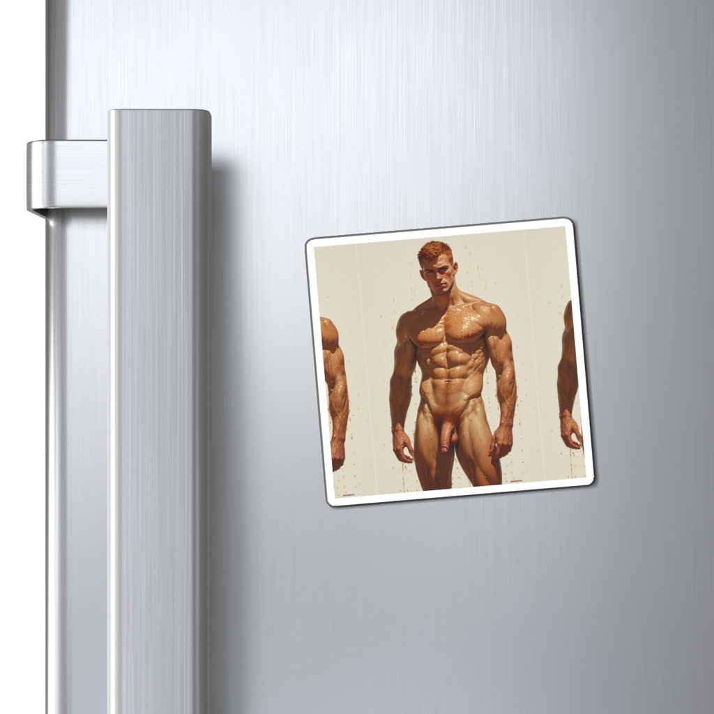 Sam — Provocative Retro Fitness Magnet