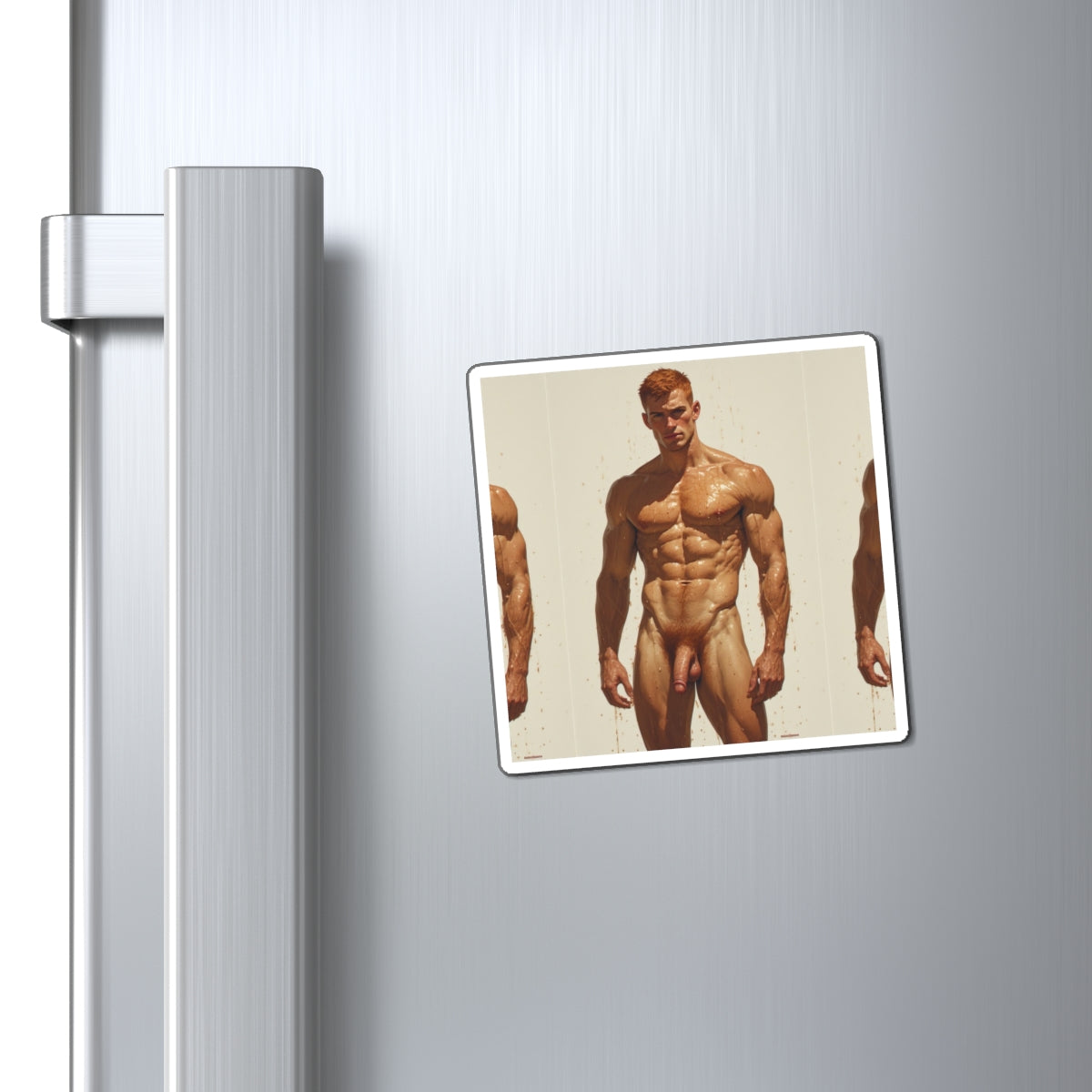 Sam — Provocative Retro Fitness Magnet