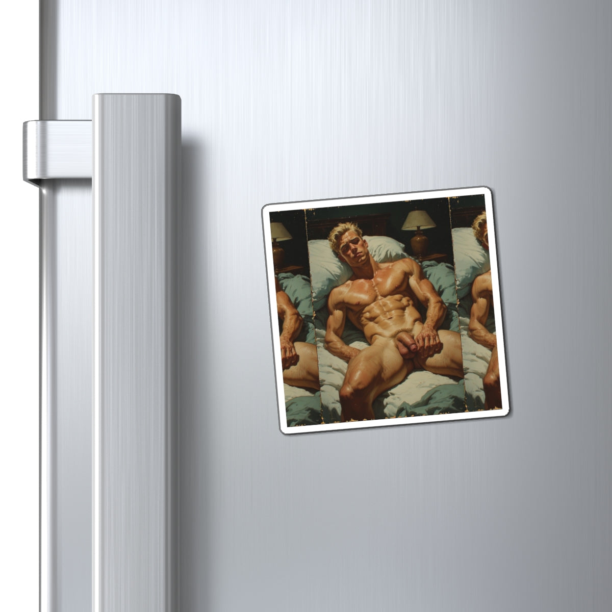 Rolland - Vintage Style Nude Male Magnet