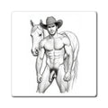 Benedict —Sexy Cowboy with Horse Magnet