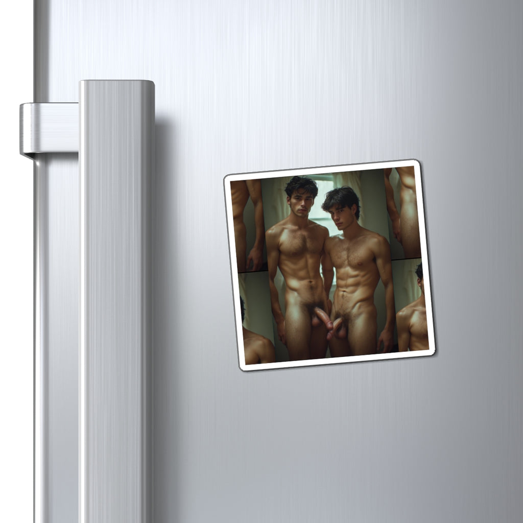 Gerry and Joe - Nude Male Duo Magnet