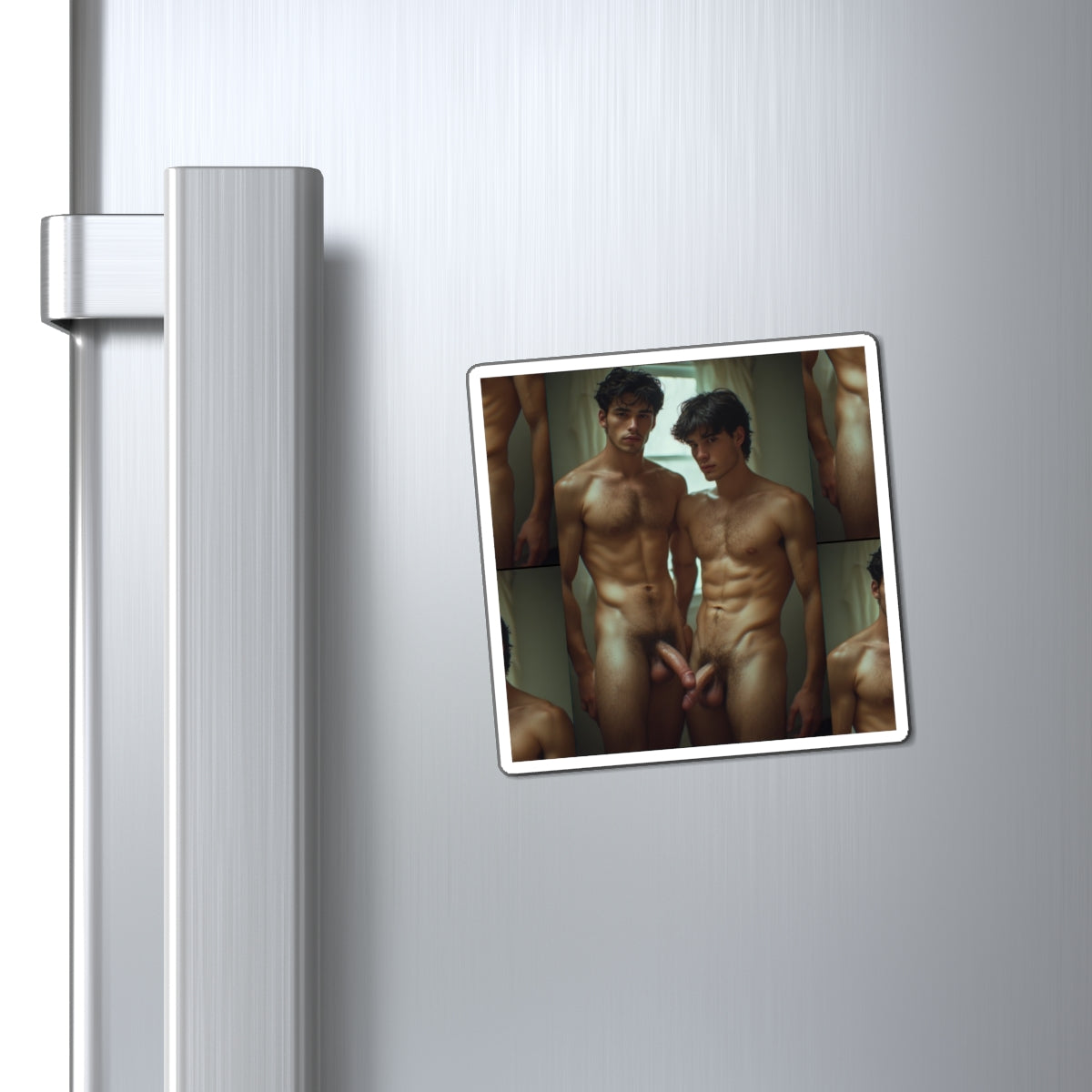 Gerry and Joe - Nude Male Duo Magnet