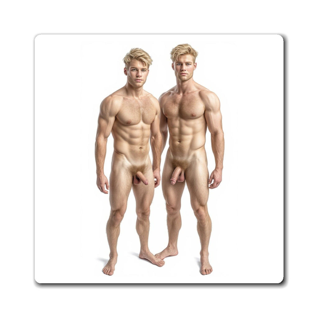 Brett and Charles -- Twins Magnet
