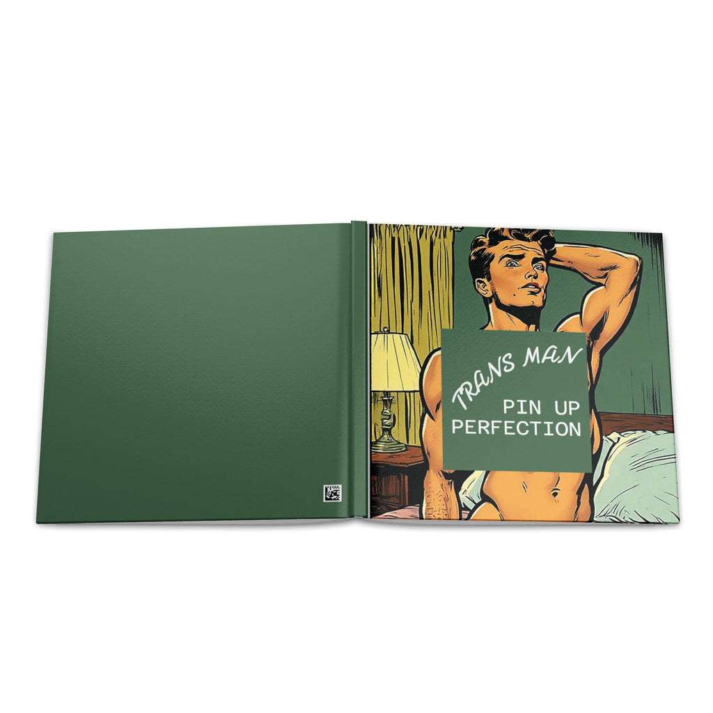 Hardcover Photo Book — "Trans Man Pin Up Perfection" (Retro Pin-Up Art, LGBTQ+ Coffee Table Book)