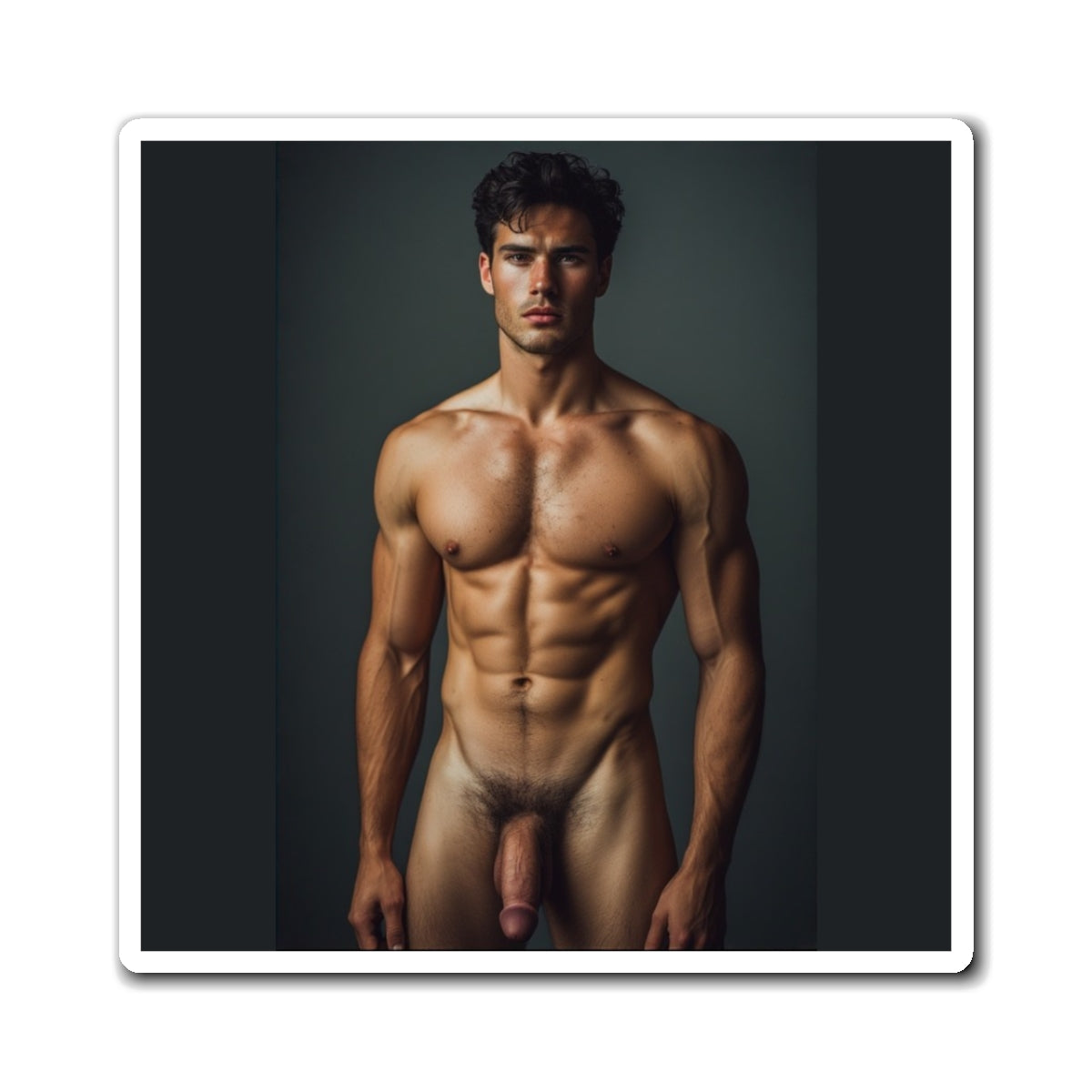 Lenny - Naked Male Model Magnet