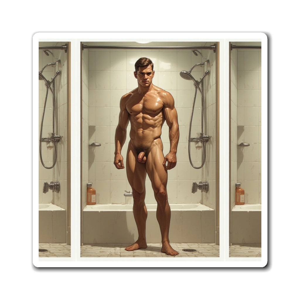 Nate — Muscular Man Art Magnet