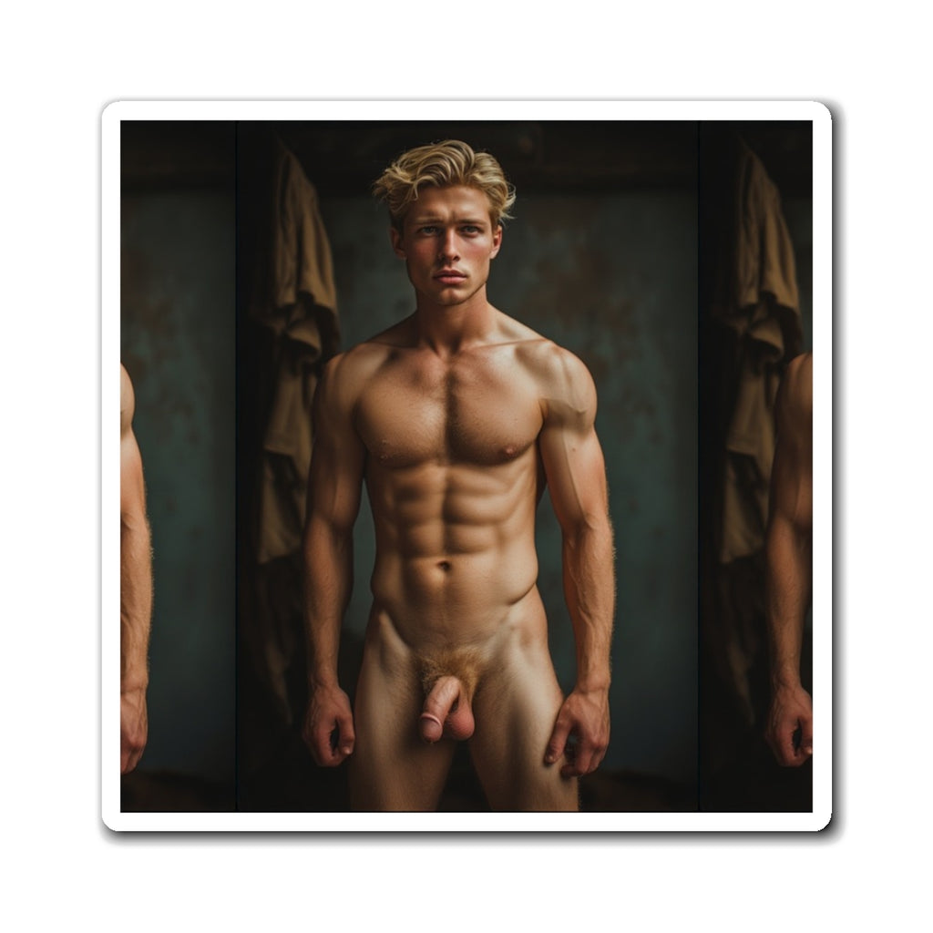 Peter— Nude Male Figure Decorative  Magnet