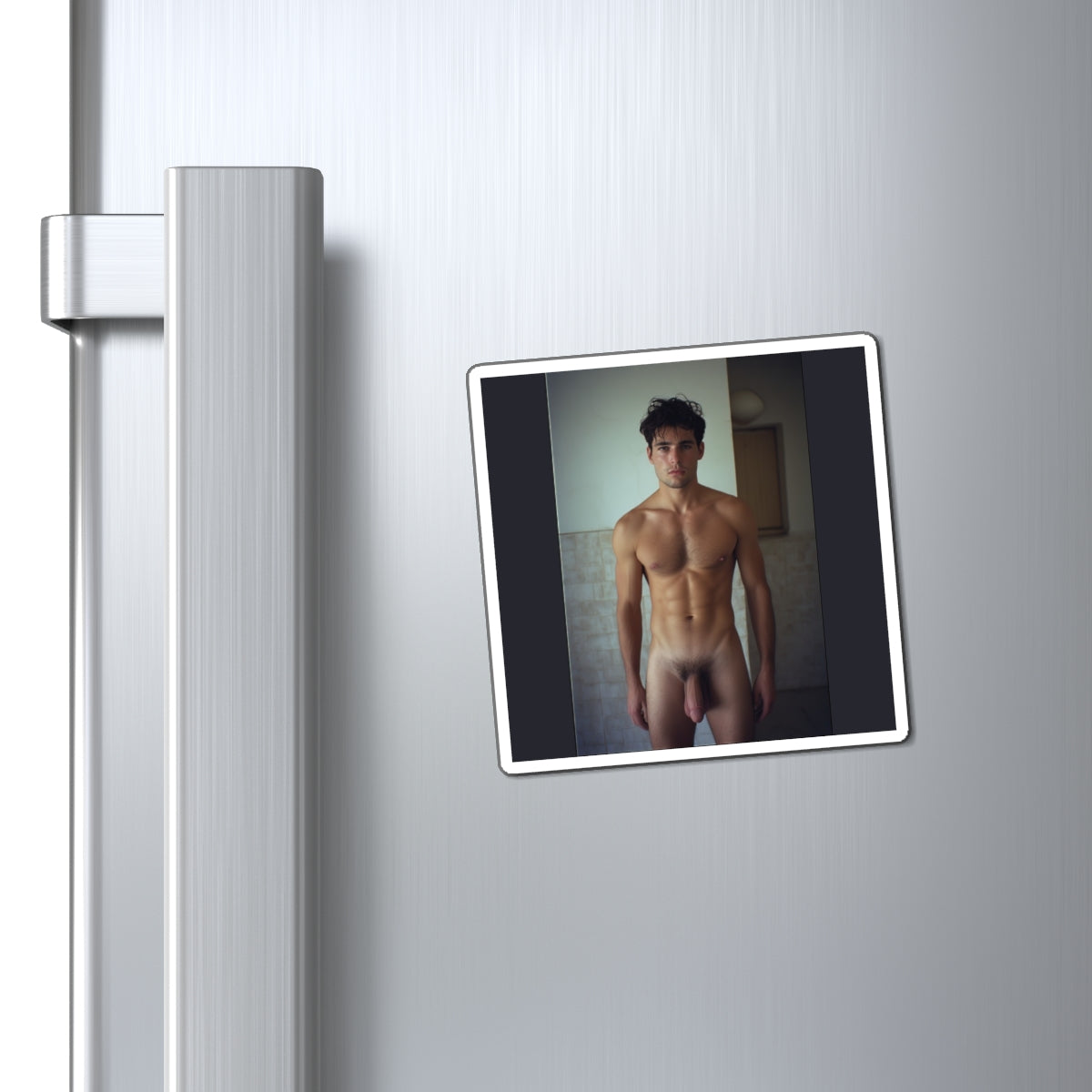 Bassett - Nude Male Portrait Magnet
