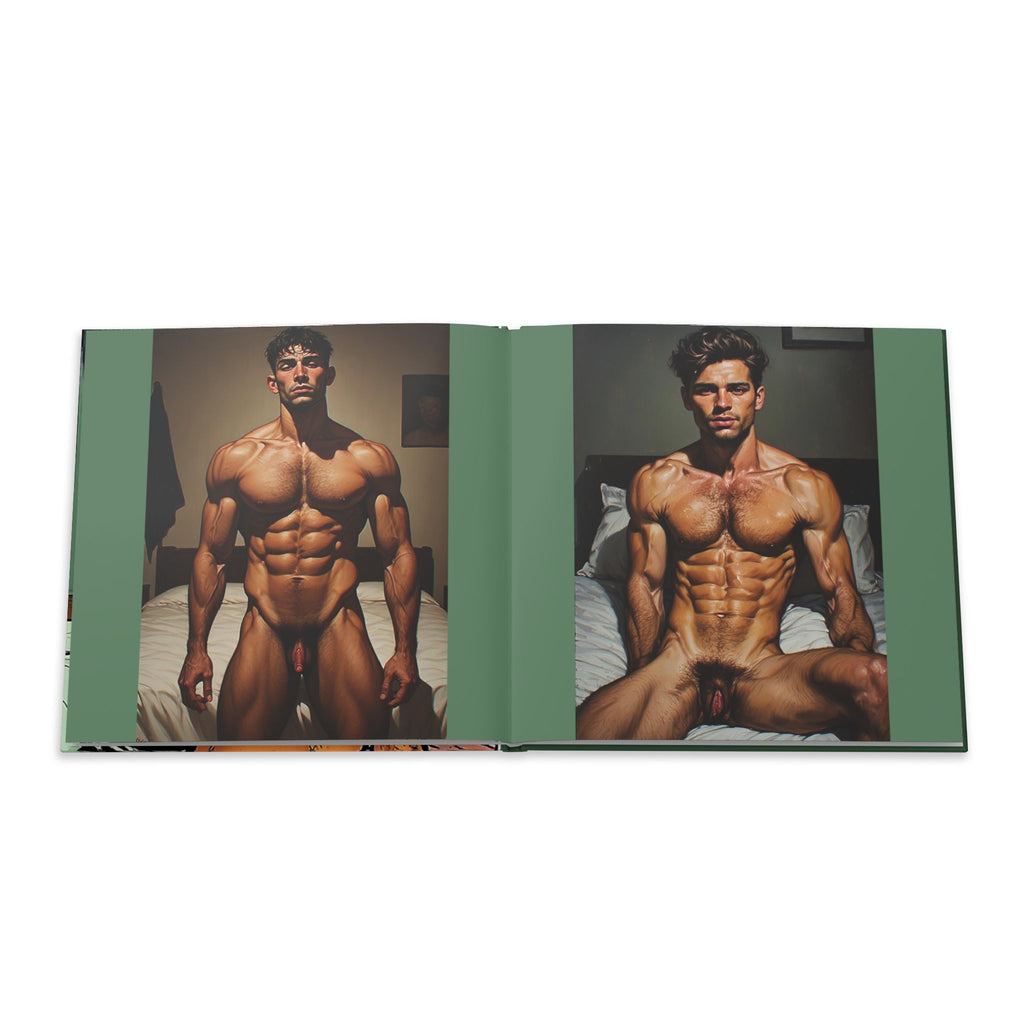 Hardcover Photo Book — "Trans Man Pin Up Perfection" (Retro Pin-Up Art, LGBTQ+ Coffee Table Book)