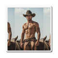 Juan– Muscle Rancher Pin-Up Decorative Magnet