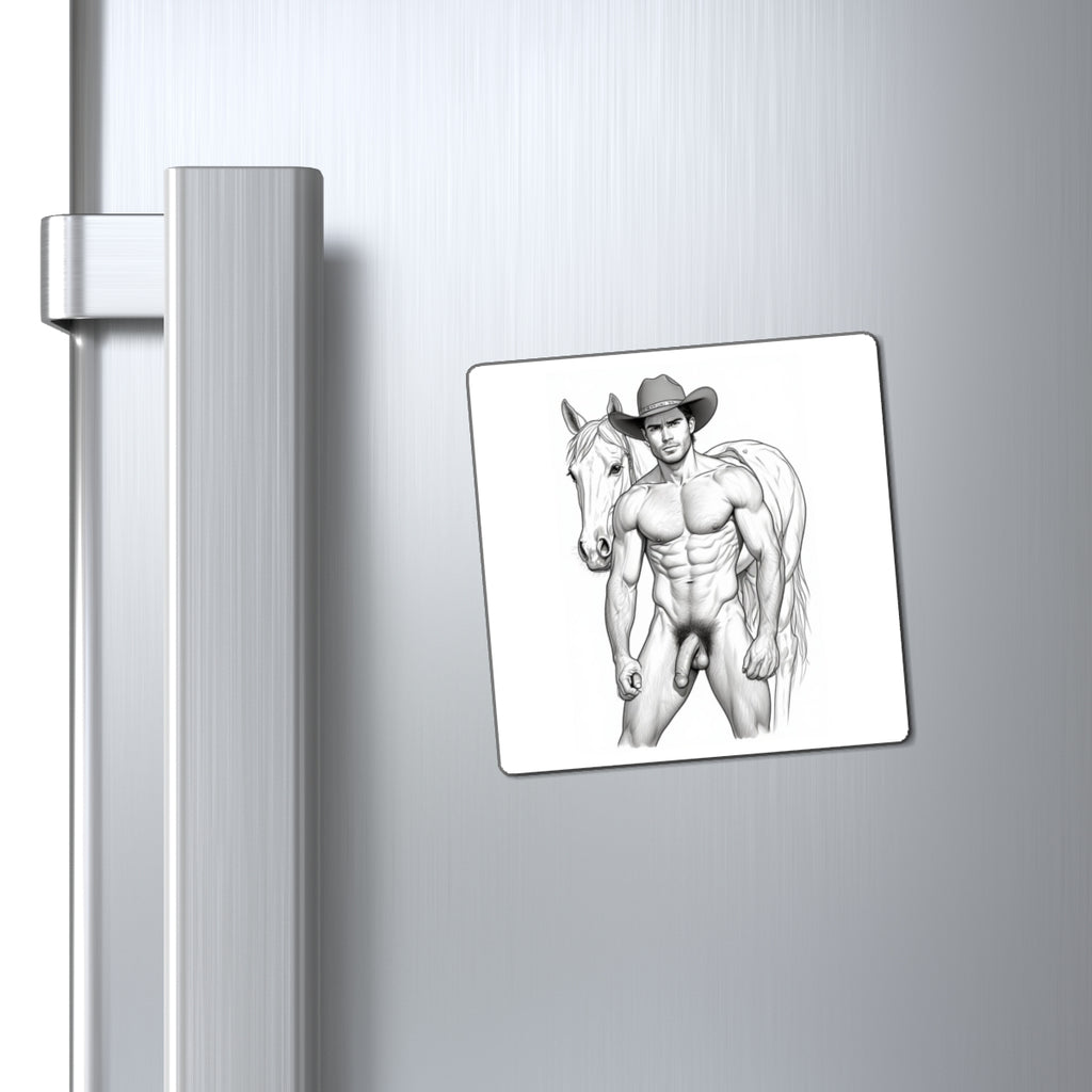 Benedict —Sexy Cowboy with Horse Magnet