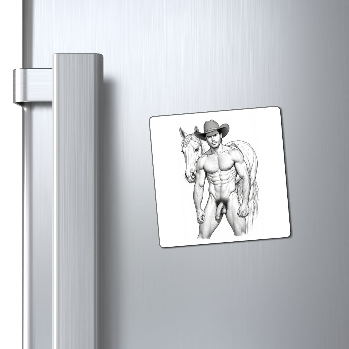 Benedict —Sexy Cowboy with Horse Magnet