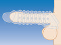 1.5 Inch Penis Enhancer Sleeve - Clear